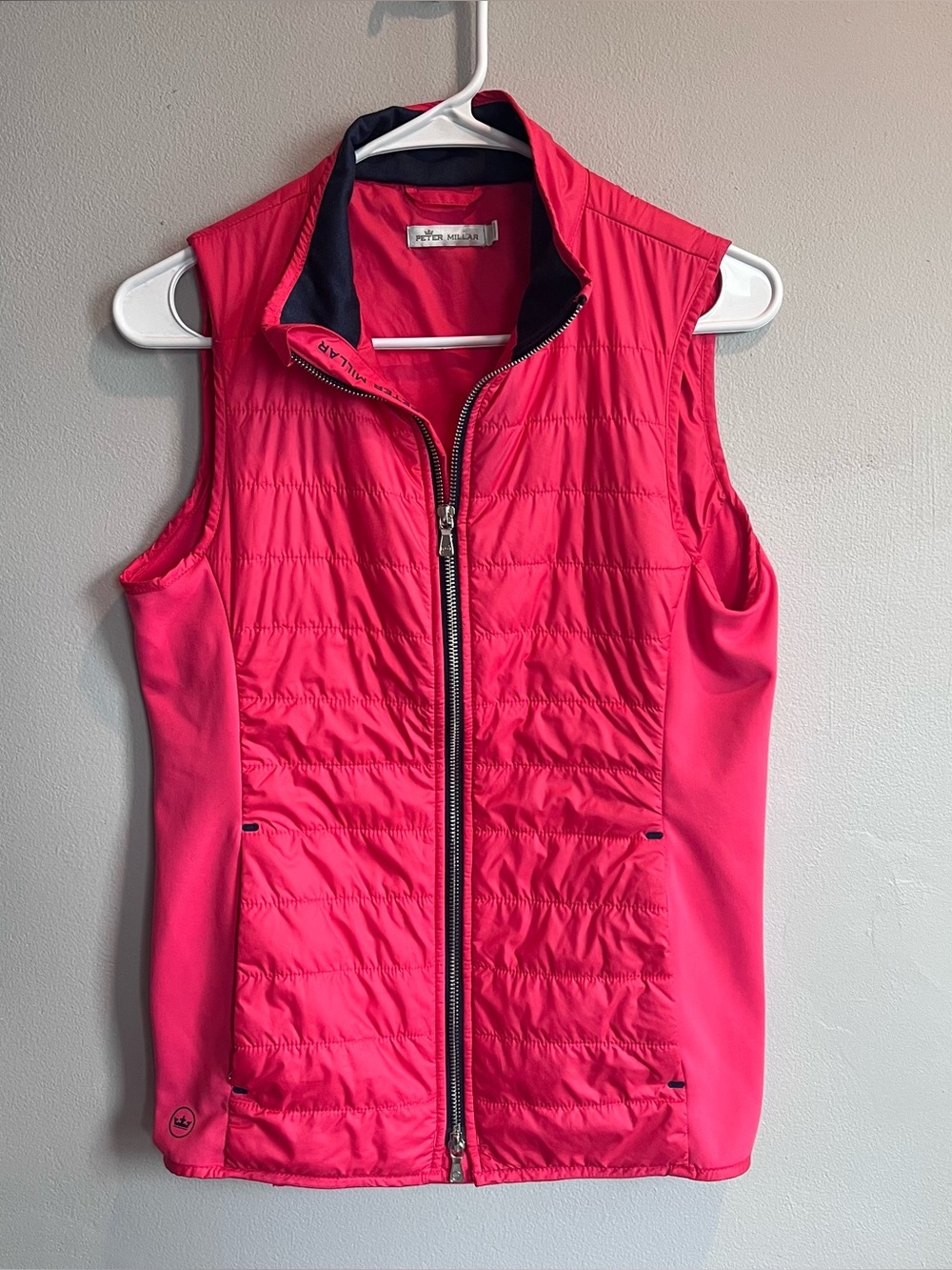 Peter‎ Millar Lizzie Hybrid Full Zip Vest Coral S